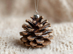 Pinecone ornament front view thumbnail